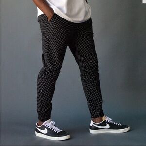 Major Threads Polka Dot Jogger Pants Men's Size Large Like New